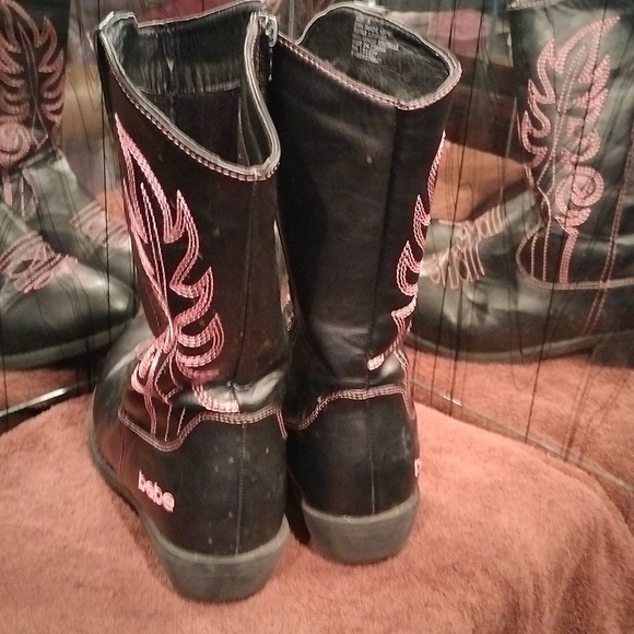 Bebe Size 6 Girl Cowboy Boots - Picture 2 of 6